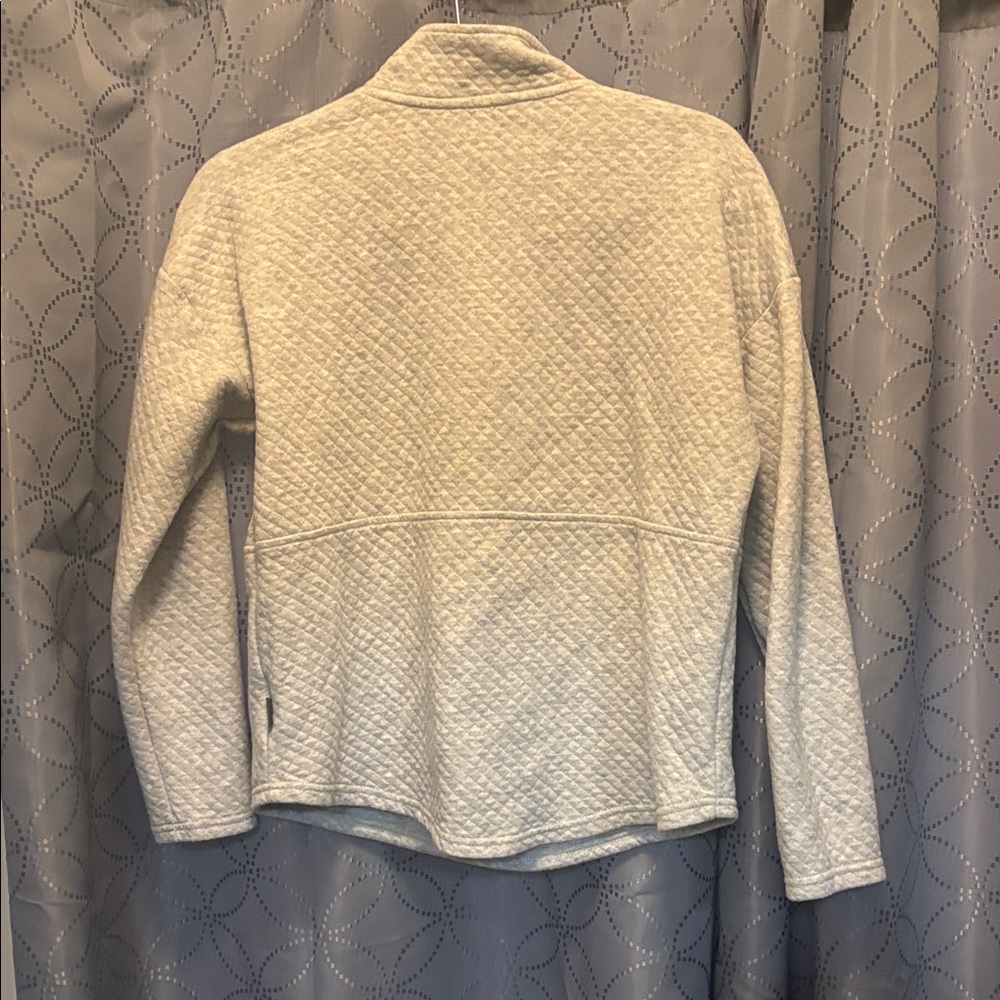 Eddie Bauer Light Gray Pullover - image 3